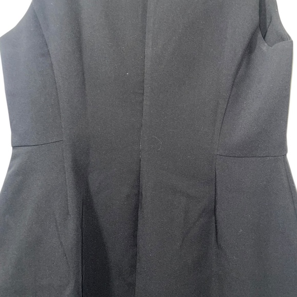 NWT ON 34th Deep Black Sleeves Cocktail‎ Tank Mini Lined Stretch Dress Sz 14W - Picture 5 of 7